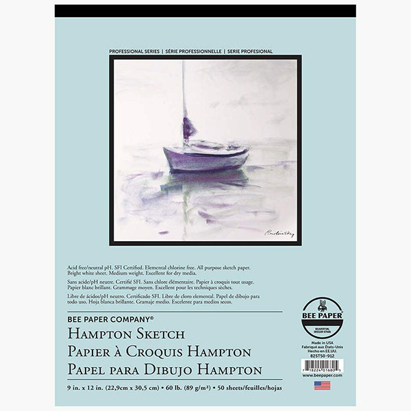 HAMPTON SKETCH TP 60# 9X12