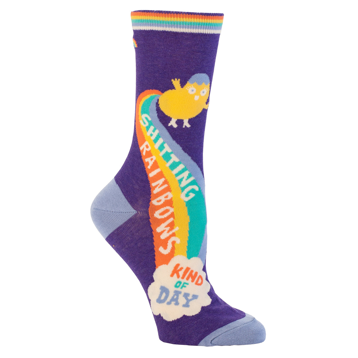 W-CREW SOCK RAINBOWS