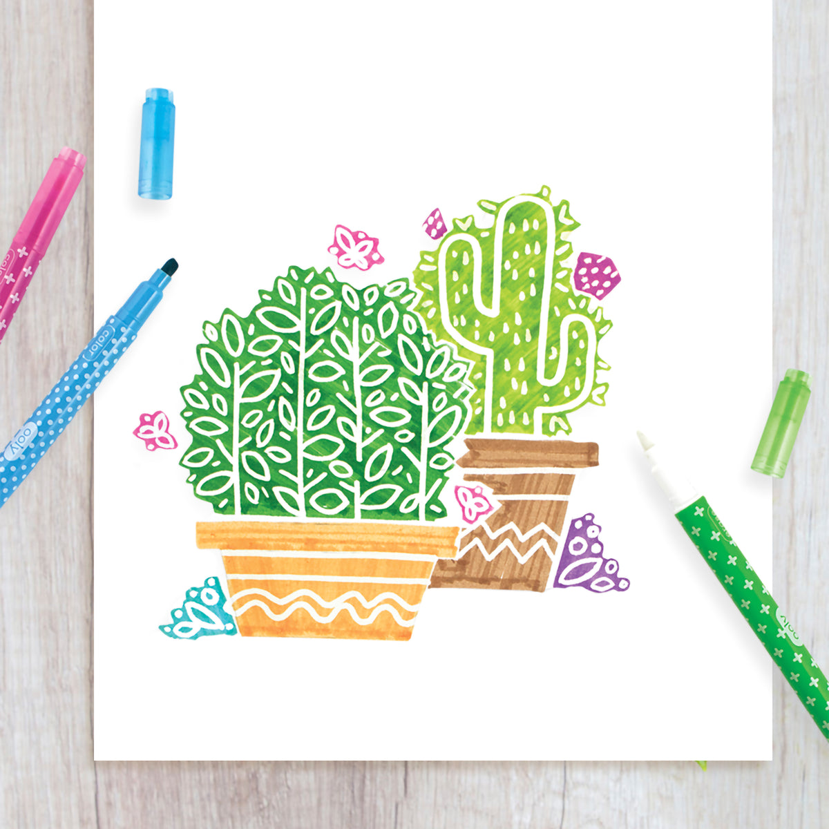 MAKE NO MISTAKE ERASABLE MARKER SET/12