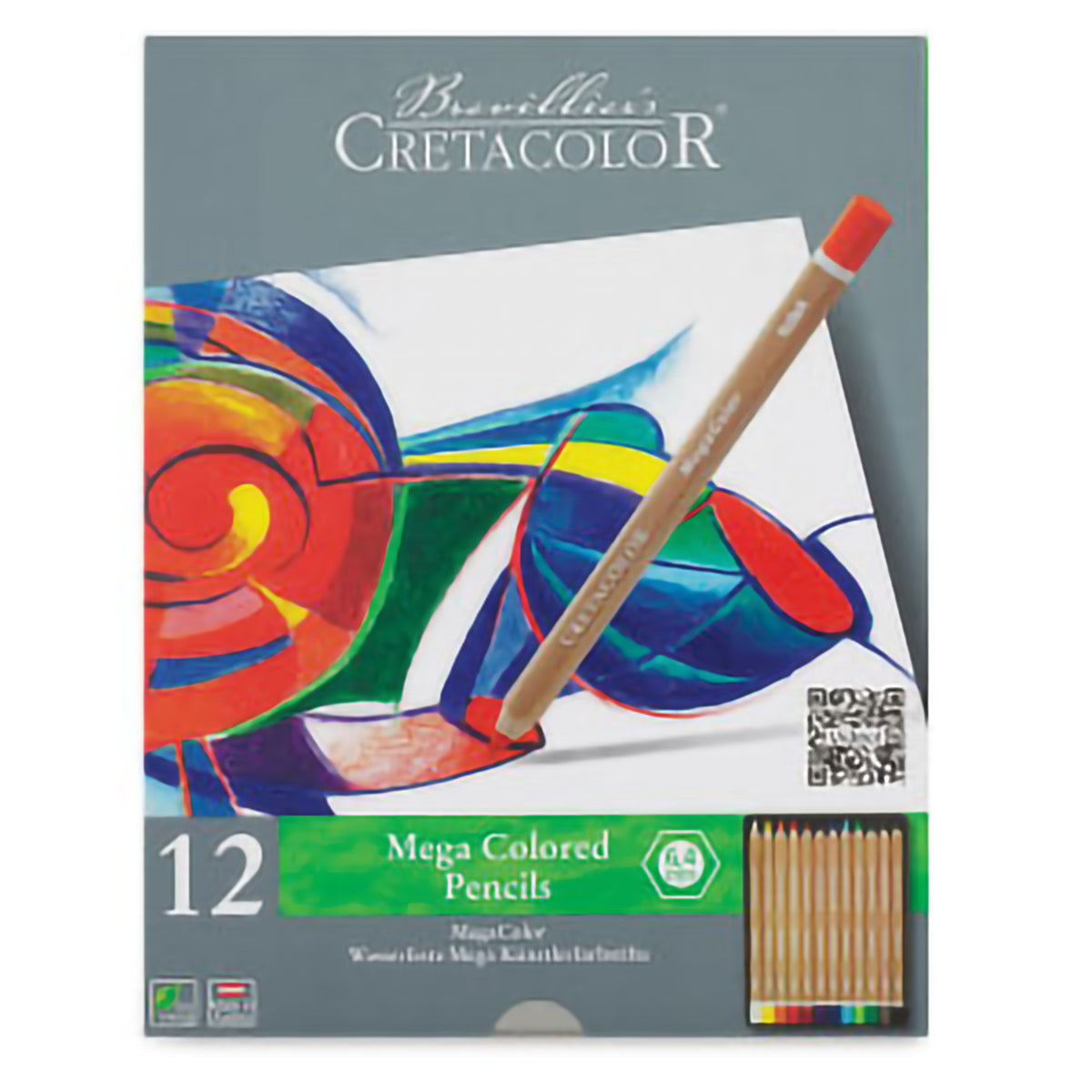 MEGACOLOR PENCIL TIN SET/12