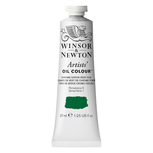 W&amp;N ARTISTS&#39; OIL COLOR CHROME GREEN DEEP HUE 37ml