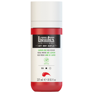 SOFT BODY 237ml JAR CADMIUM-FREE RED MEDIUM