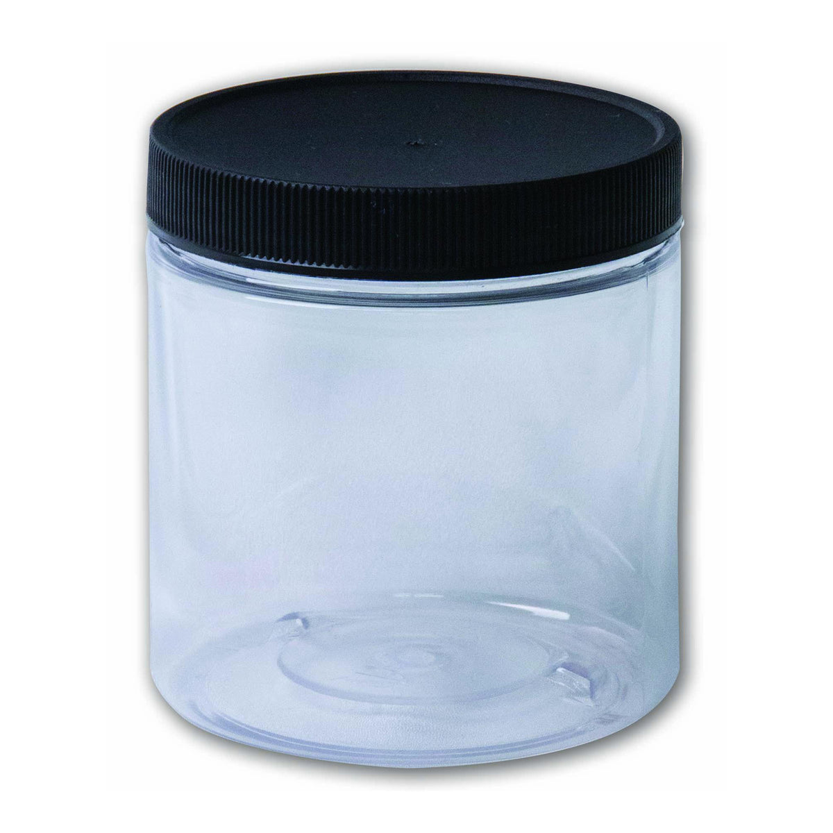 CLEAR PLASTIC PET JAR 8oz