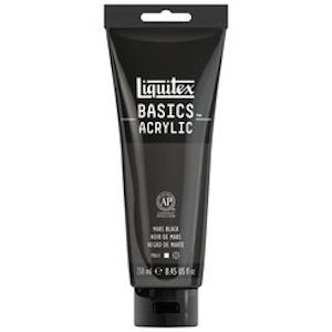 BASICS 250ml TUBE MARS BLACK