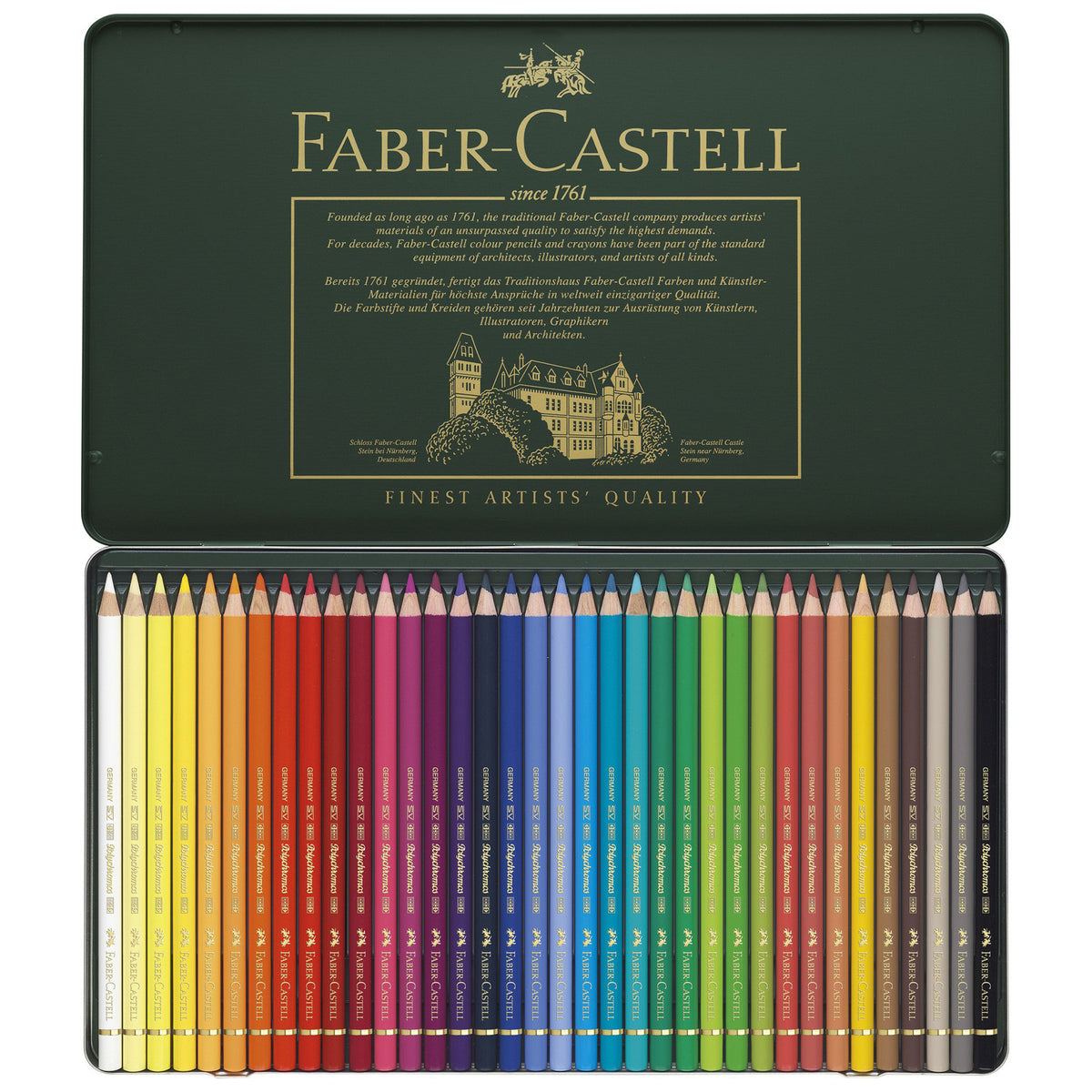 POLYCHROMOS METAL TIN SET/36