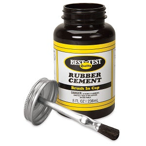 BEST-TEST RUBBER CEMENT 8oz