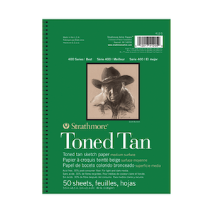 TONED PAD TAN 5.5&#39;&#39;x8.5&#39;&#39;
