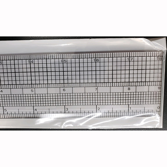 18'' CLEAR GRIDDING SCALE