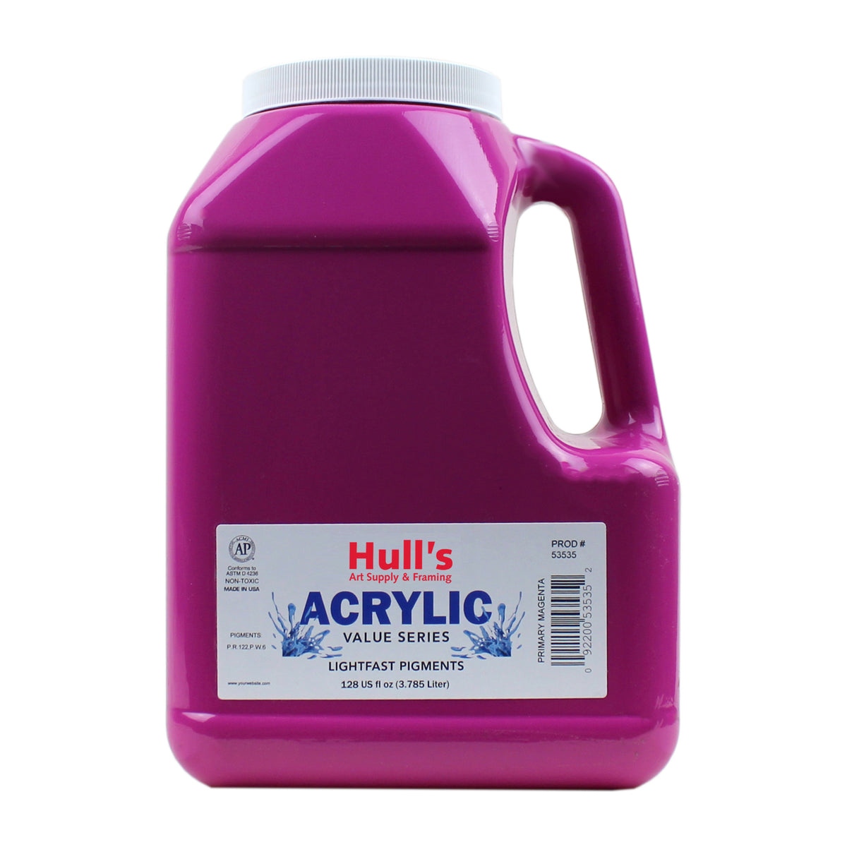 HULLS ACRYLIC GALLON PRIMARY MAGENTA