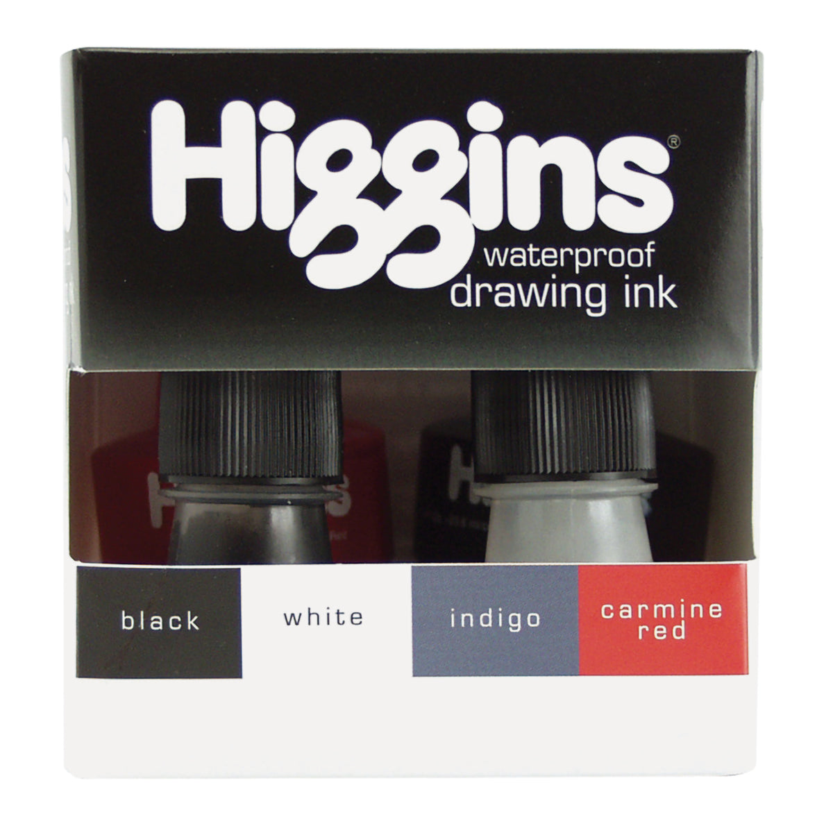 HIGGINS ASSORTED DRAWING INK SET/4