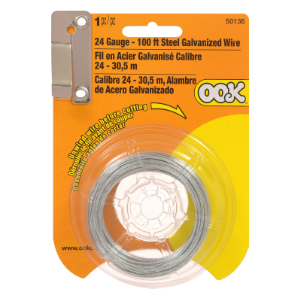 GALVANIZED WIRE STEEL 100&#39; 24-GAUGE