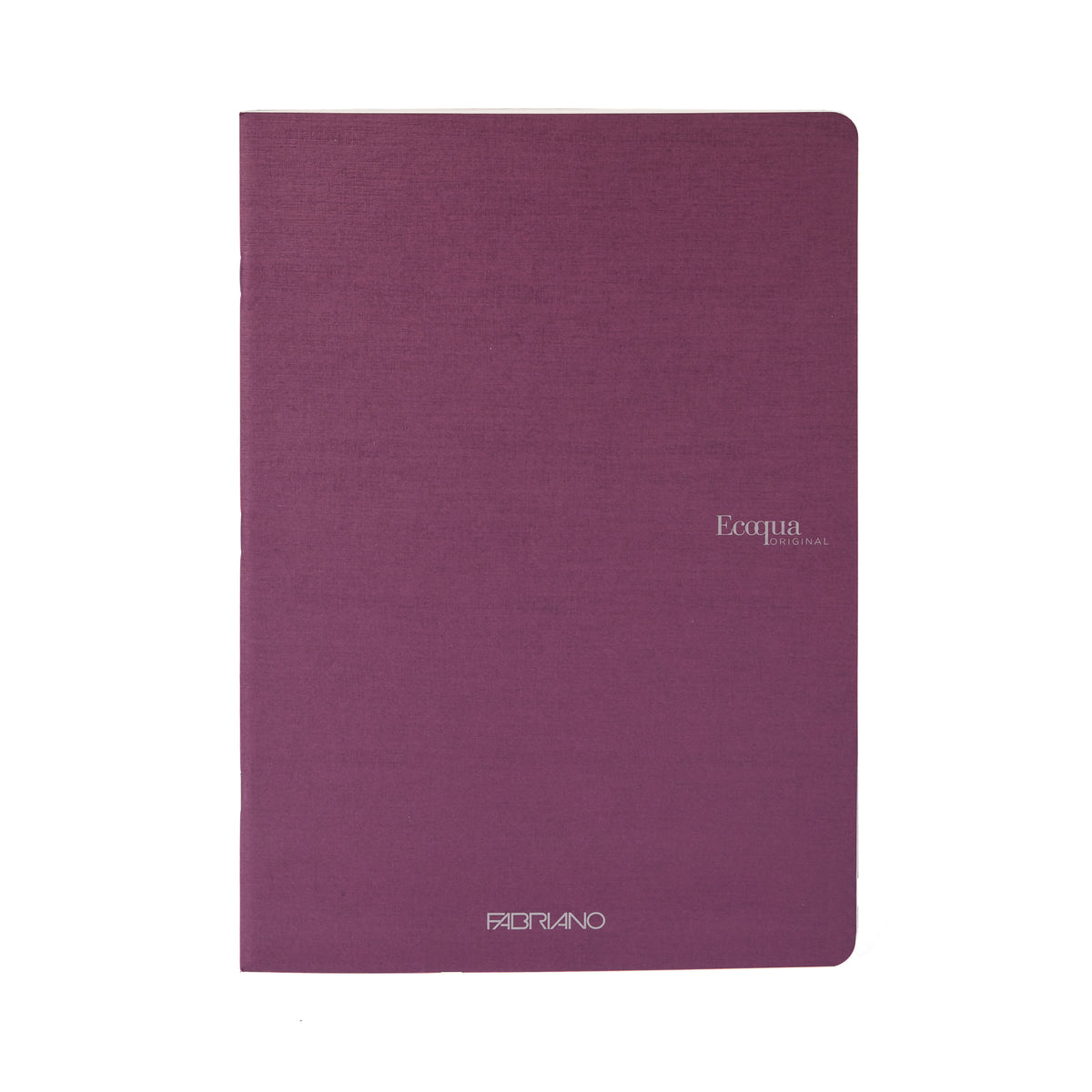 ECOQUA ORIGINAL STAPLE-BOUND A4 LINED WINE