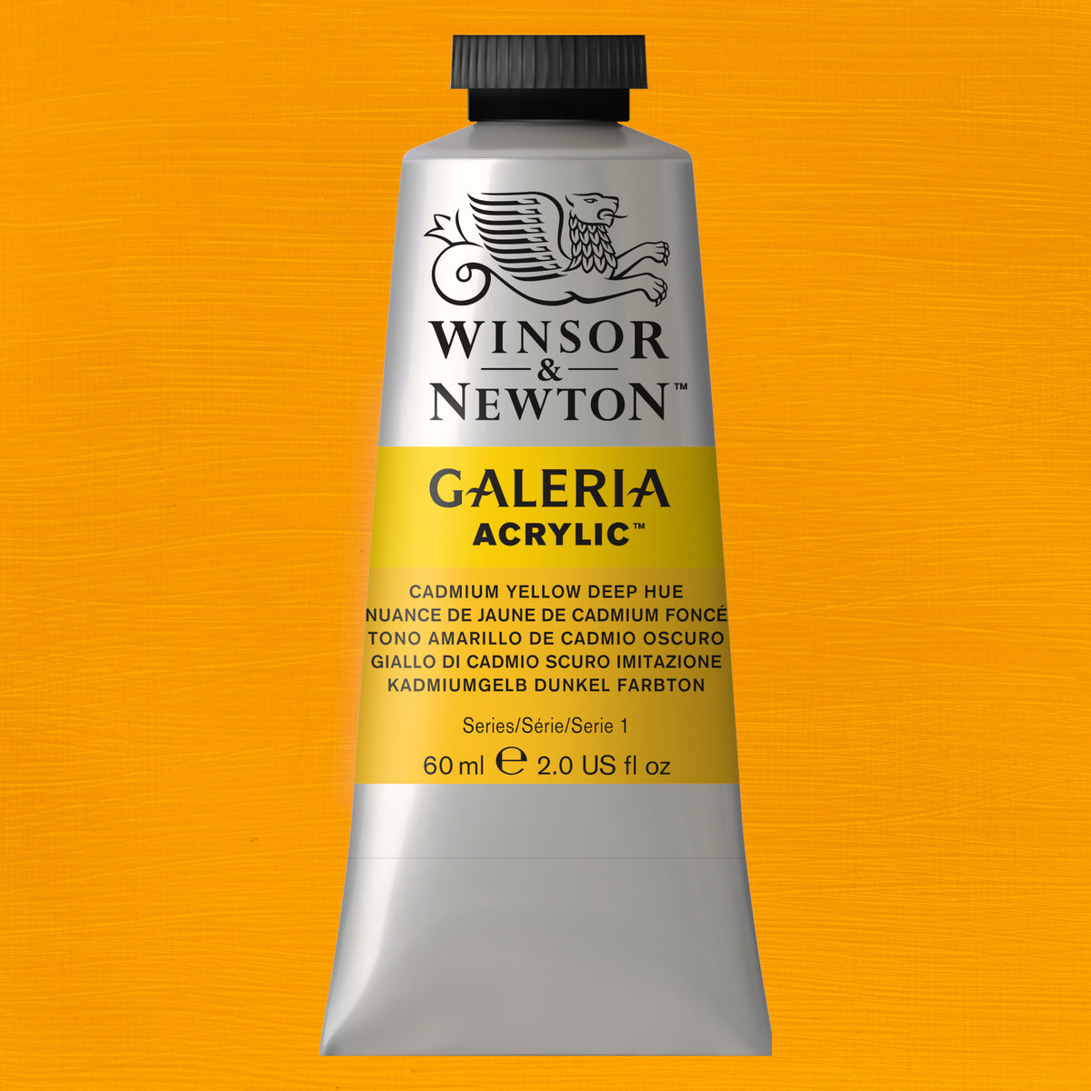 W&amp;N GALERIA ACRYLICS CADMIUM YELLOW DEEP HUE 60ml