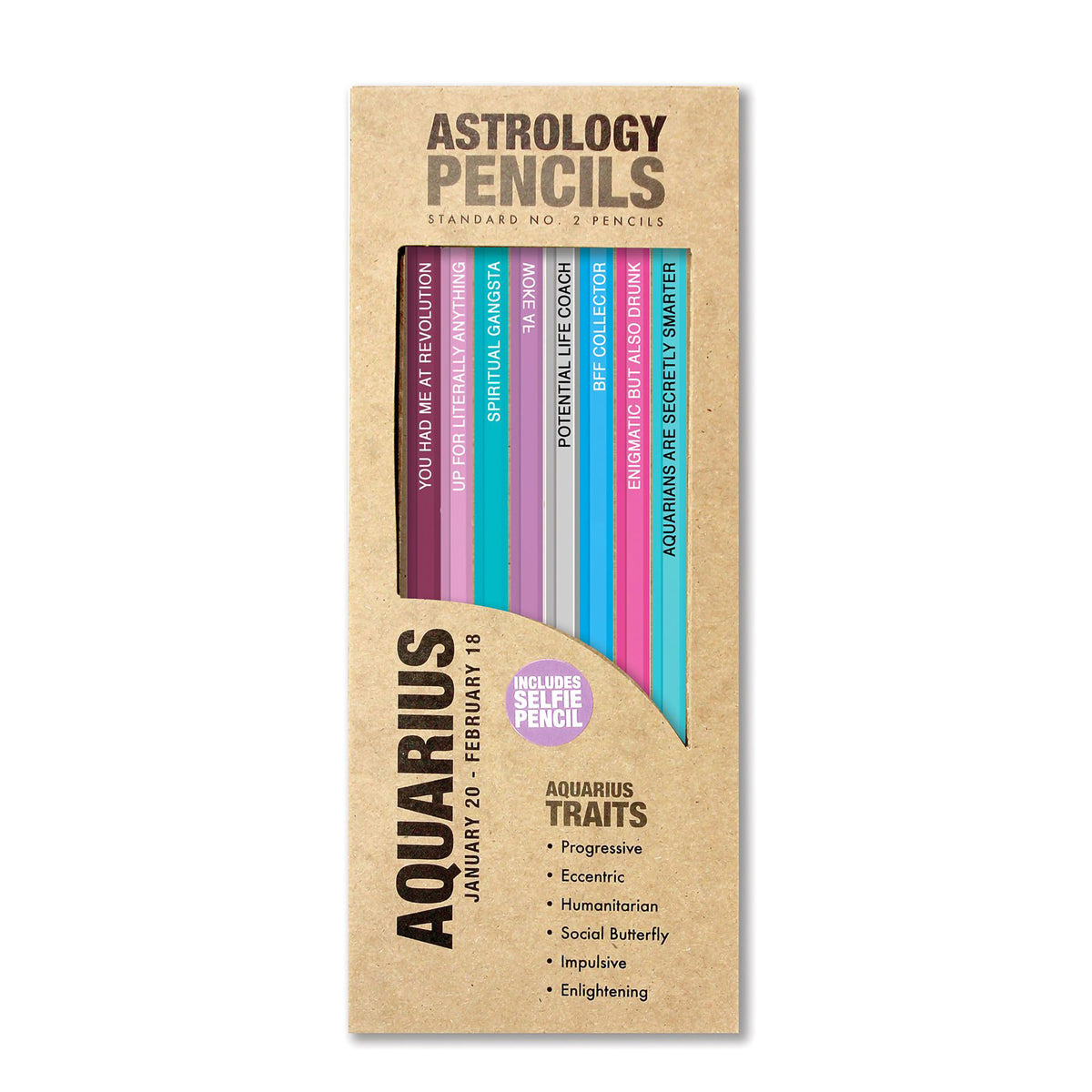 ASTROLOGY PENCILS AQUARIUS