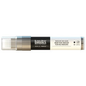 LIQUITEX PAINT MARKER WIDE IRIDESCENT RICH SILVER