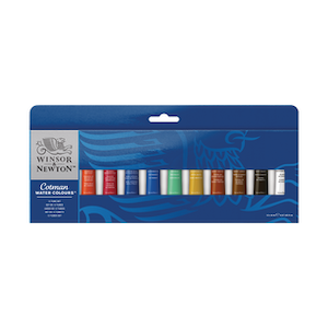 COTMAN WATERCOLOR TUBE SET/12