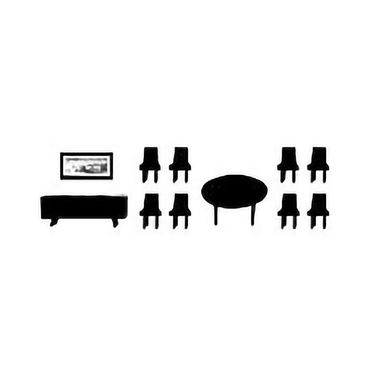 1/4&#39;&#39; SCALE DINING SET