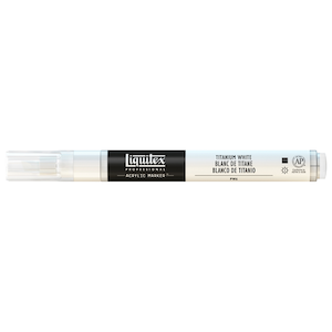 LIQUITEX PAINT MARKER FINE TITANIUM WHITE