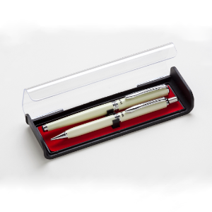 LIBRETTO 0.7mm PEN &amp; 0.5mm PENCIL SET CREAM