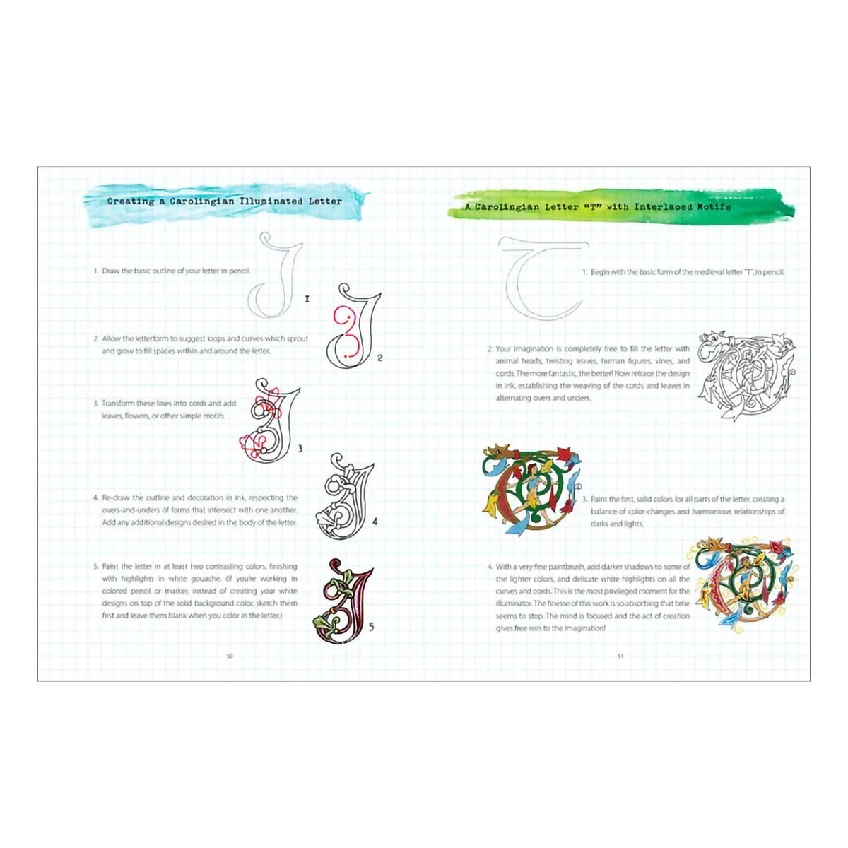 ILLUMINATED LETTERS SKETCHBOOK