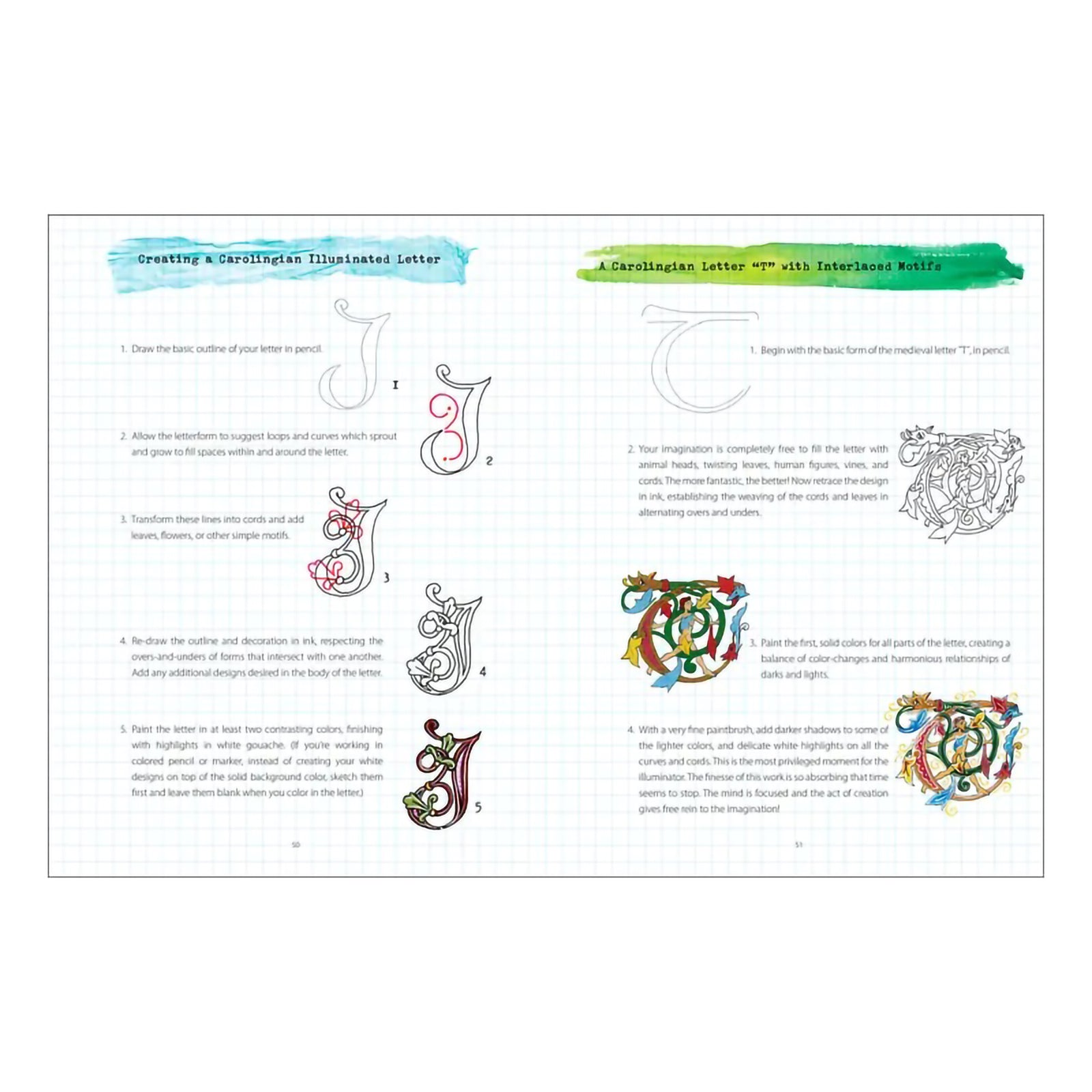 ILLUMINATED LETTERS SKETCHBOOK