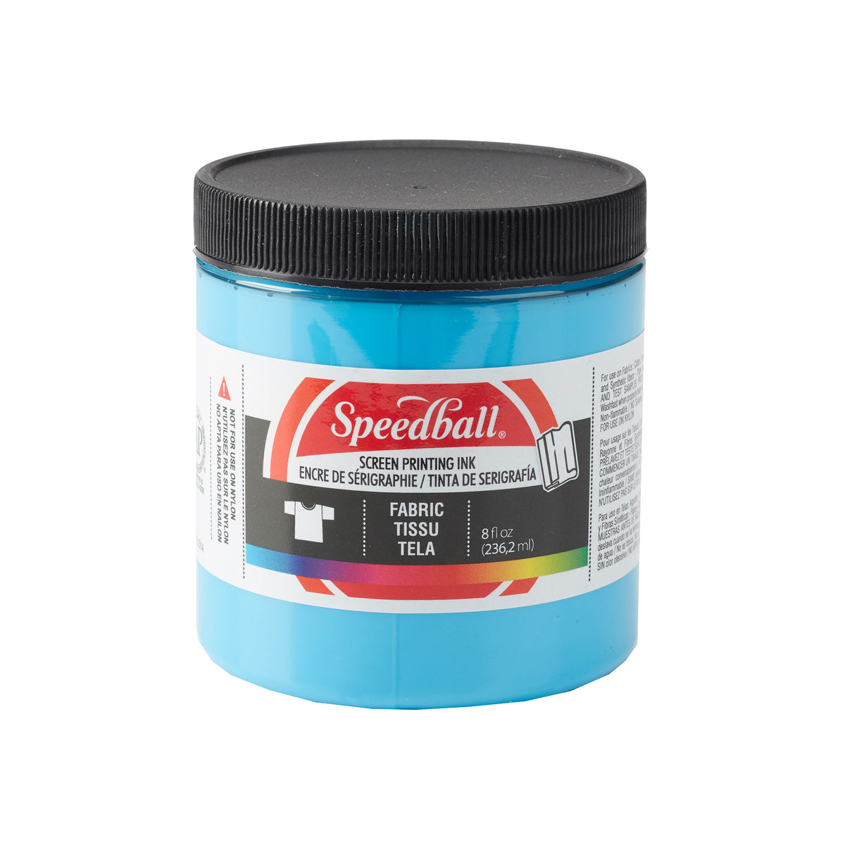 FABRIC SCREEN PRINTING INK 8oz PEACOCK BLUE
