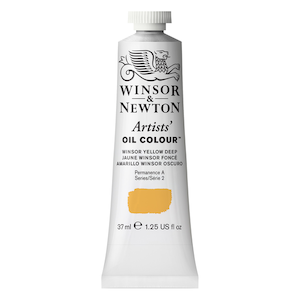W&amp;N ARTISTS&#39; OIL COLOR WINSOR YELLOW DEEP 37ml