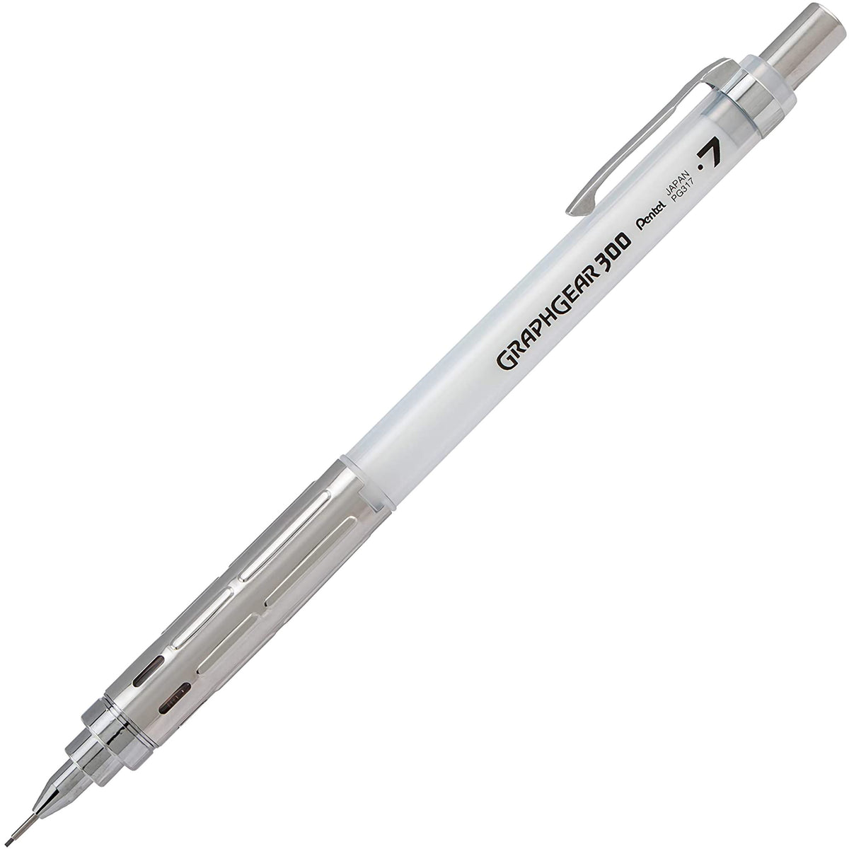 GRAPHGEAR 300 MECHANICAL PENCIL 0.7mm WHITE