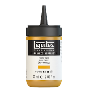 LIQUITEX ACRYLIC GOUACHE 59ml JAR YELLOW OXIDE