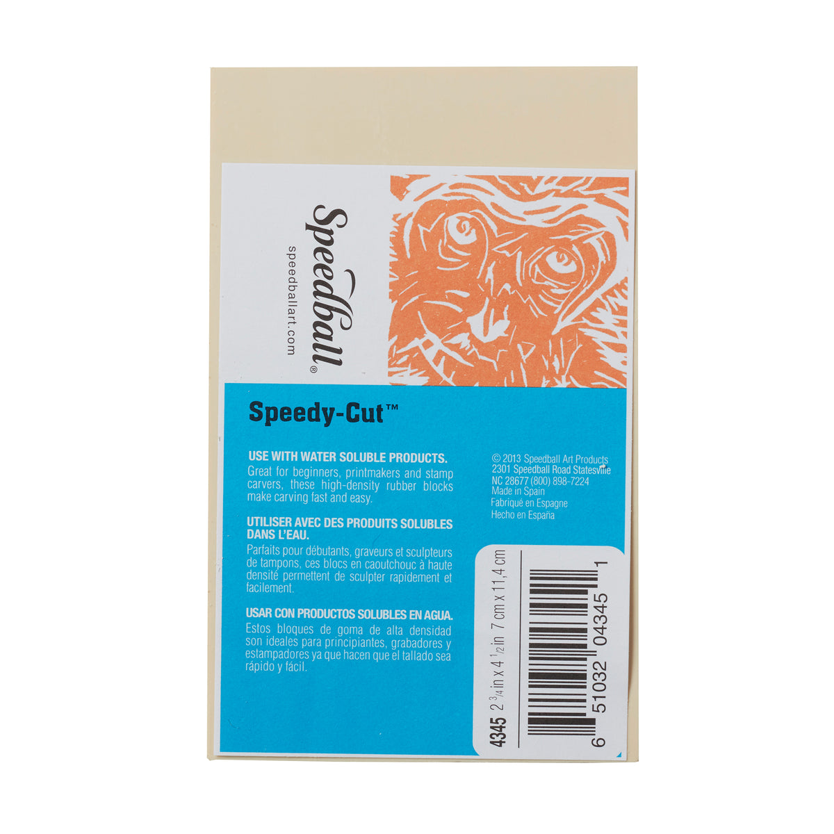 SPEEDY-CUT BLOCK CREAM 2.75X4.5