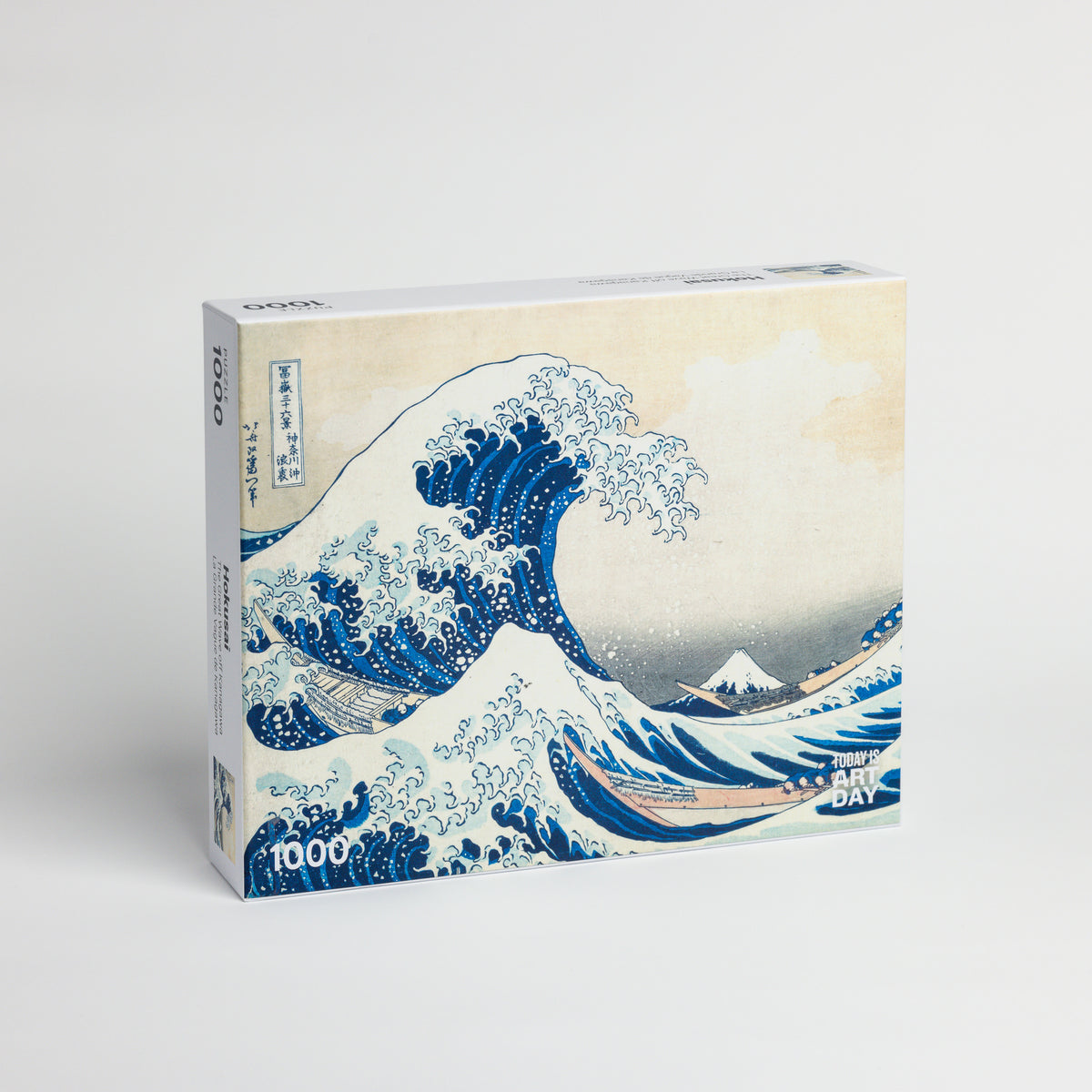 1000 PIECE PUZZLE  ART DAY - HOKUSAI, GREAT WAVE
