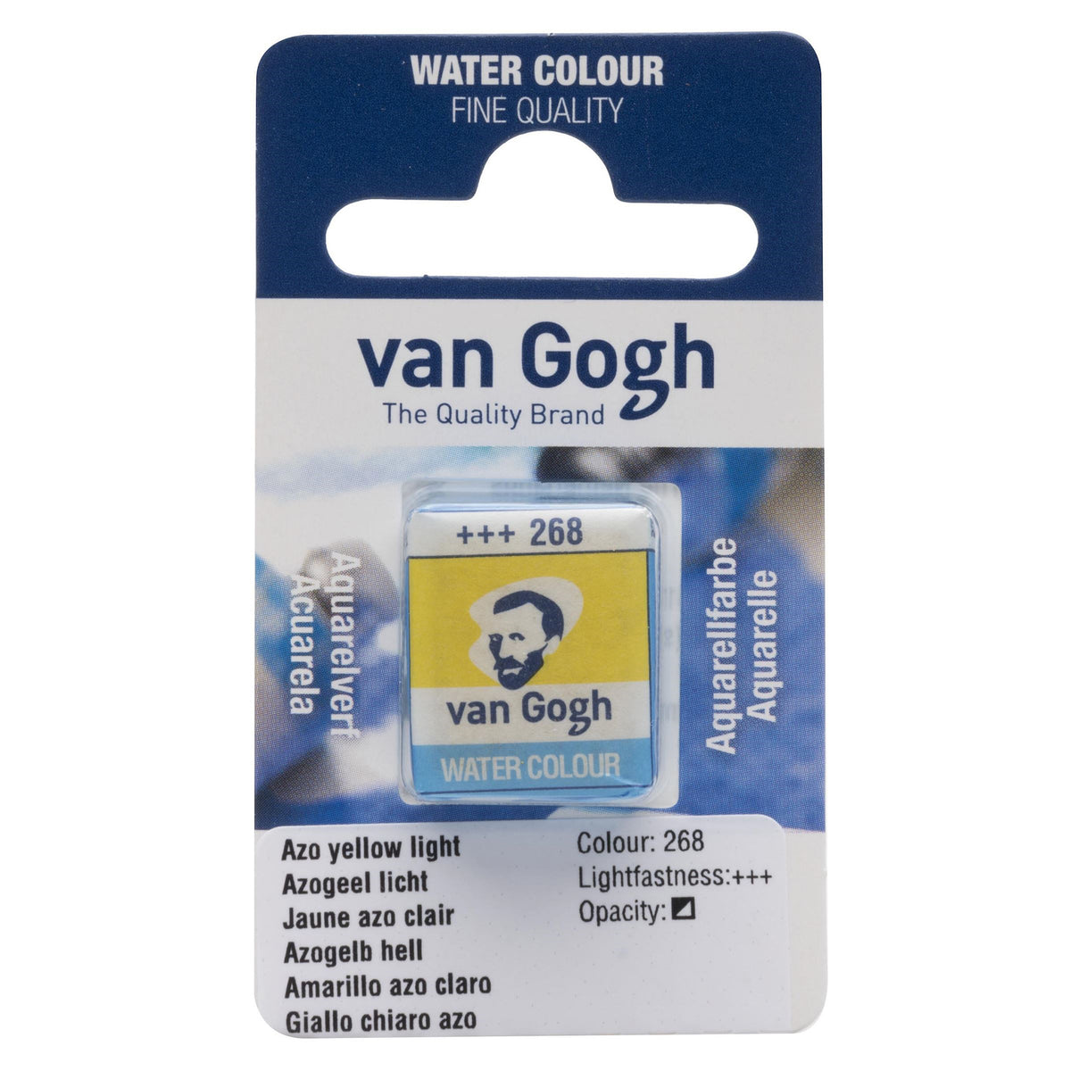VAN GOGH WATERCOLOUR HALF PAN AZO YELLOW LIGHT