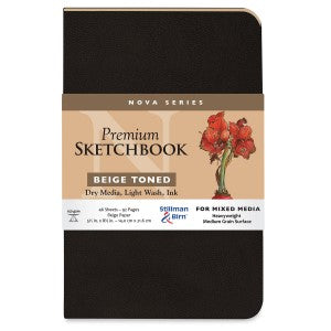 NOVA SKETCHBOOK SOFTCOVER BEIGE 5.5x8.5
