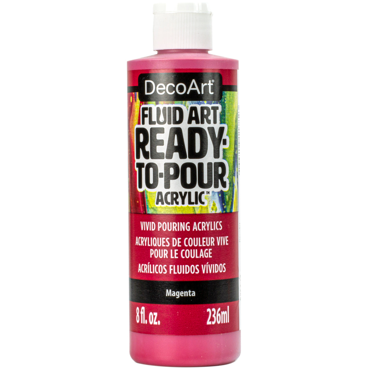 FLUIDART 8oz MAGENTA