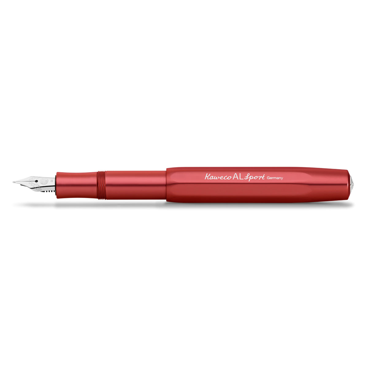 KAWECO AL SPORT DEEP RED FOUNTAIN PEN FINE