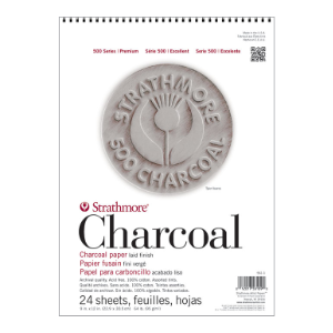 CHARCOAL PAD ASSORTED TINTS 9x12