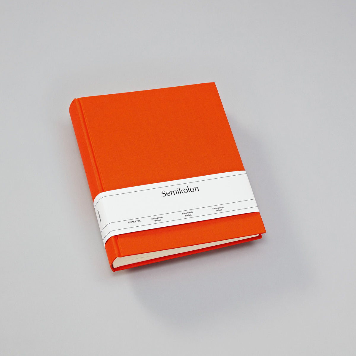 HERITAGE CLASSIC PHOTO ALBUM MEDIUM ORANGE
