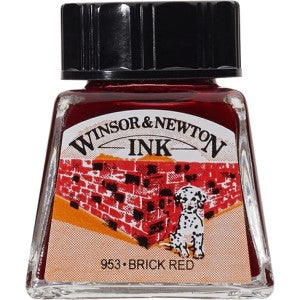 DRAWING INK 14ml BRICK RED