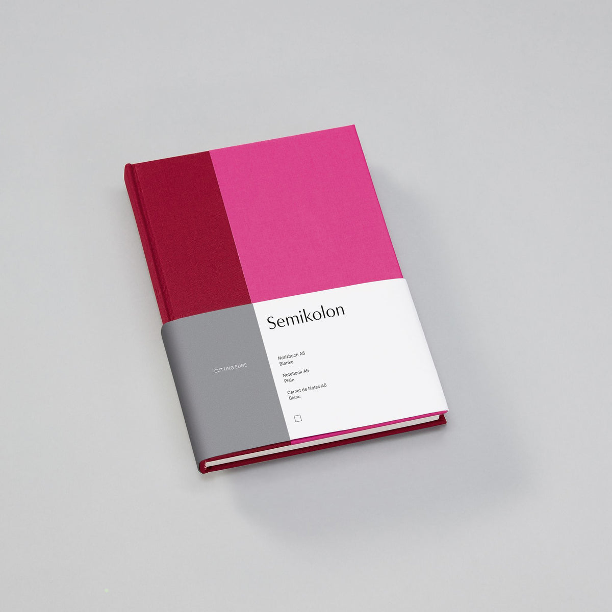 CUTTING EDGE NOTEBOOK A5 RULED RASPBERRY FUCHSIA