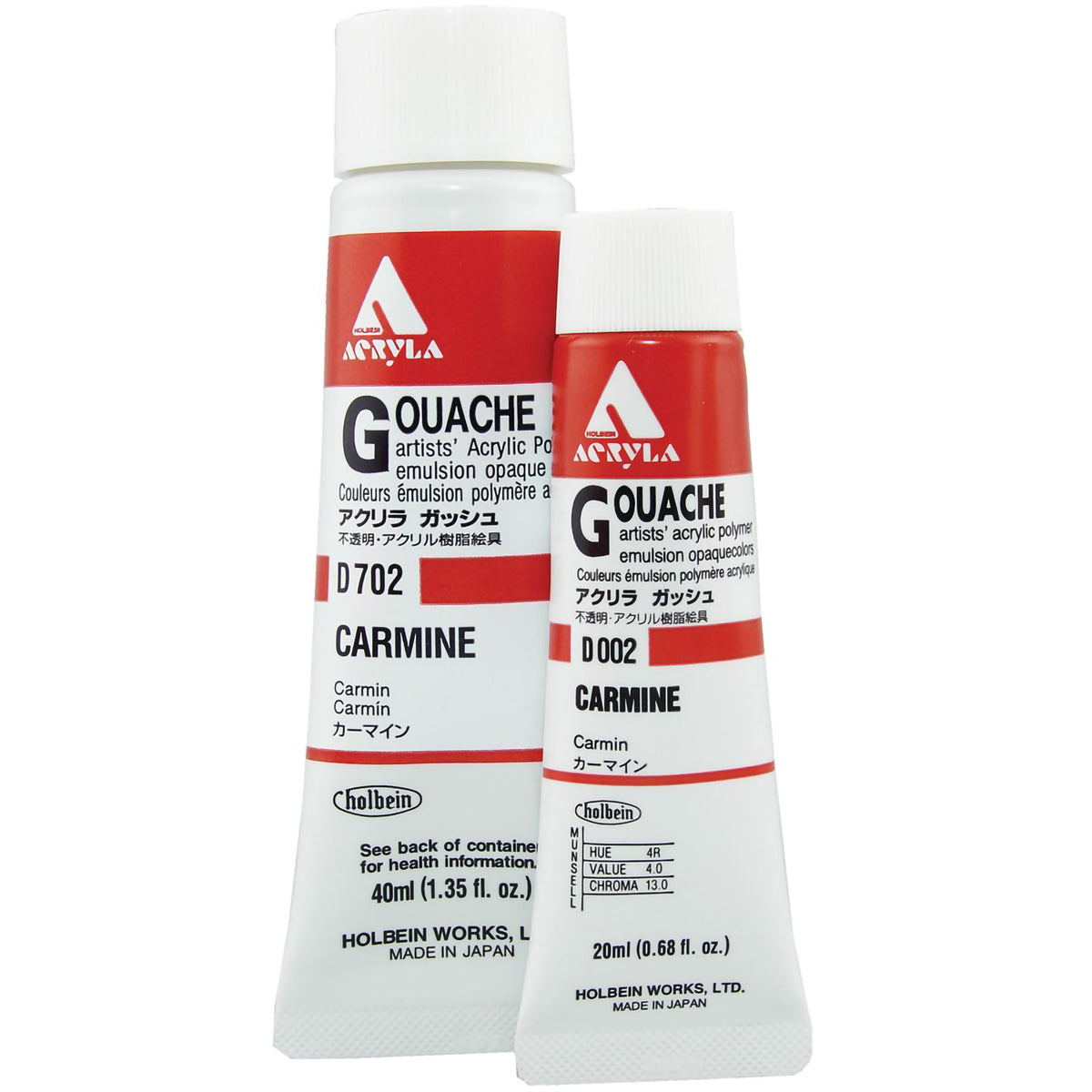 ACRYLA GOUACHE 20ML CARMINE