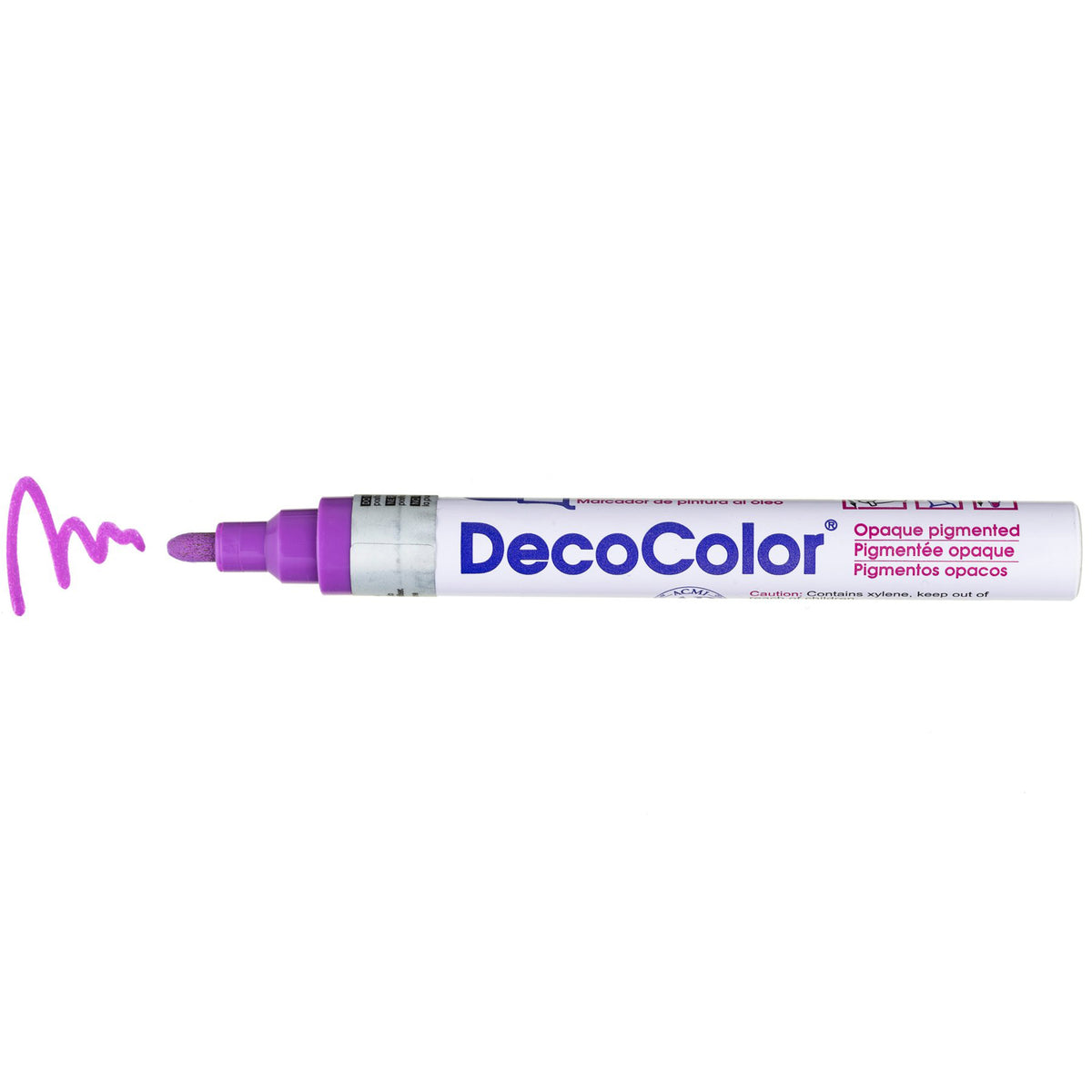 DECOCOLOR PAINT MARKER BROAD POINT HOT PURPLE
