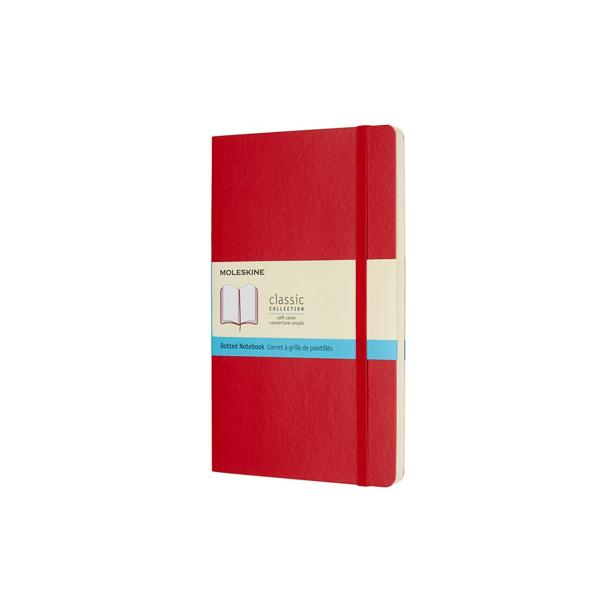MOLESKINE SOFTCOVER DOTTED LARGE RED