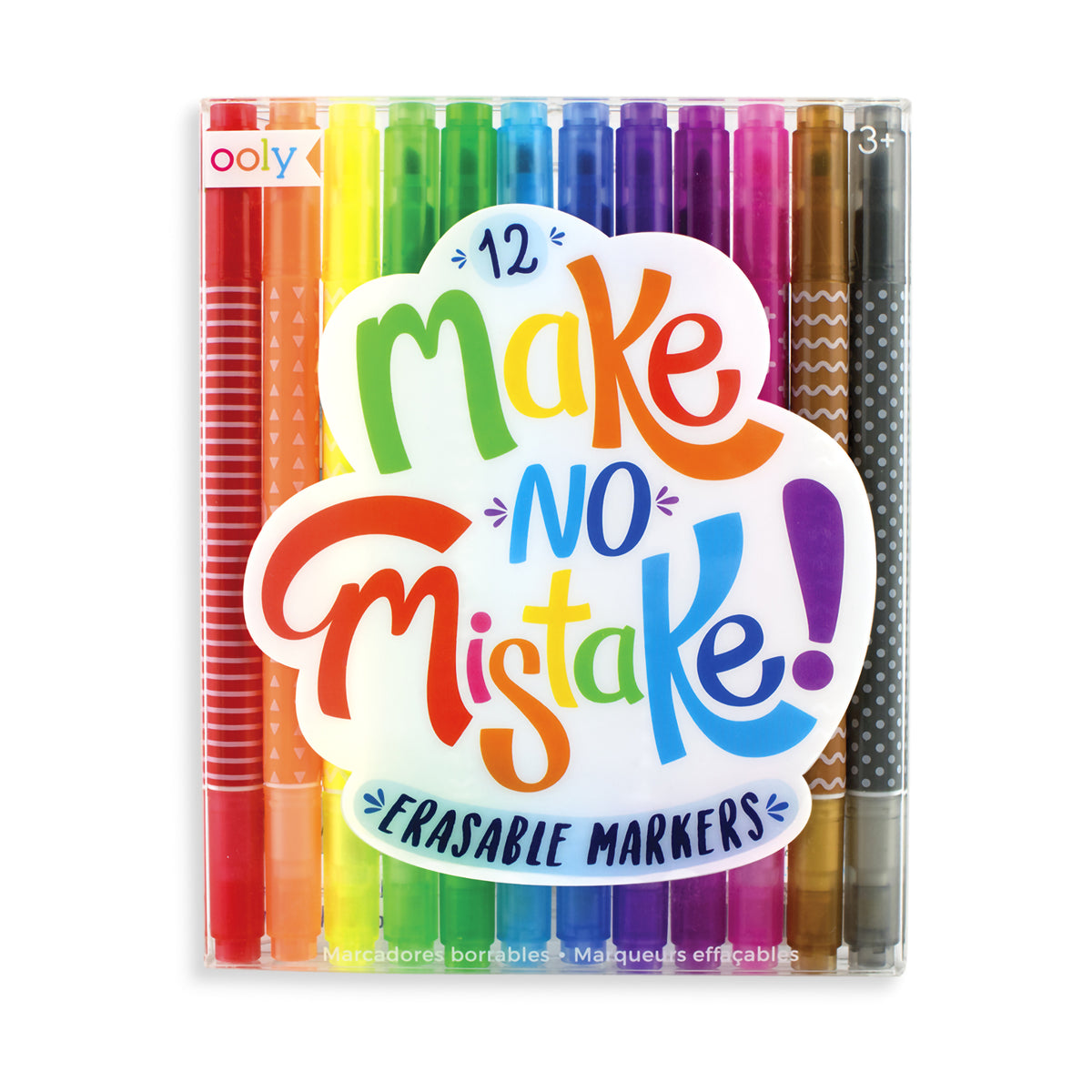 MAKE NO MISTAKE ERASABLE MARKER SET/12