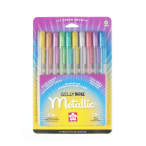 GELLY ROLL METALLIC SET/10