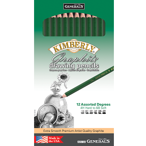 KIMBERLY GRAPHITE PENCILS SET/12