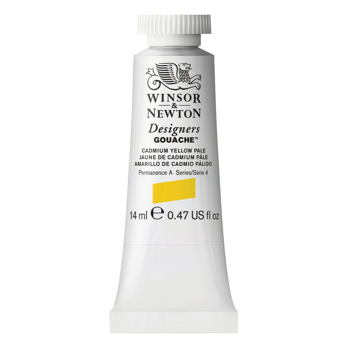 W&amp;N DESIGNERS GOUACHE CADMIUM YELLOW PALE 14ml