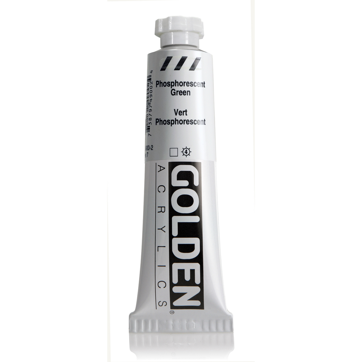 GOLDEN HEAVY BODY ACRYLIC PHOSPHORESCENT GREEN 2oz