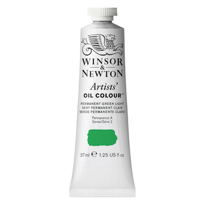 W&amp;N ARTISTS&#39; OIL COLOR PERMANENT GREEN LIGHT 37ml