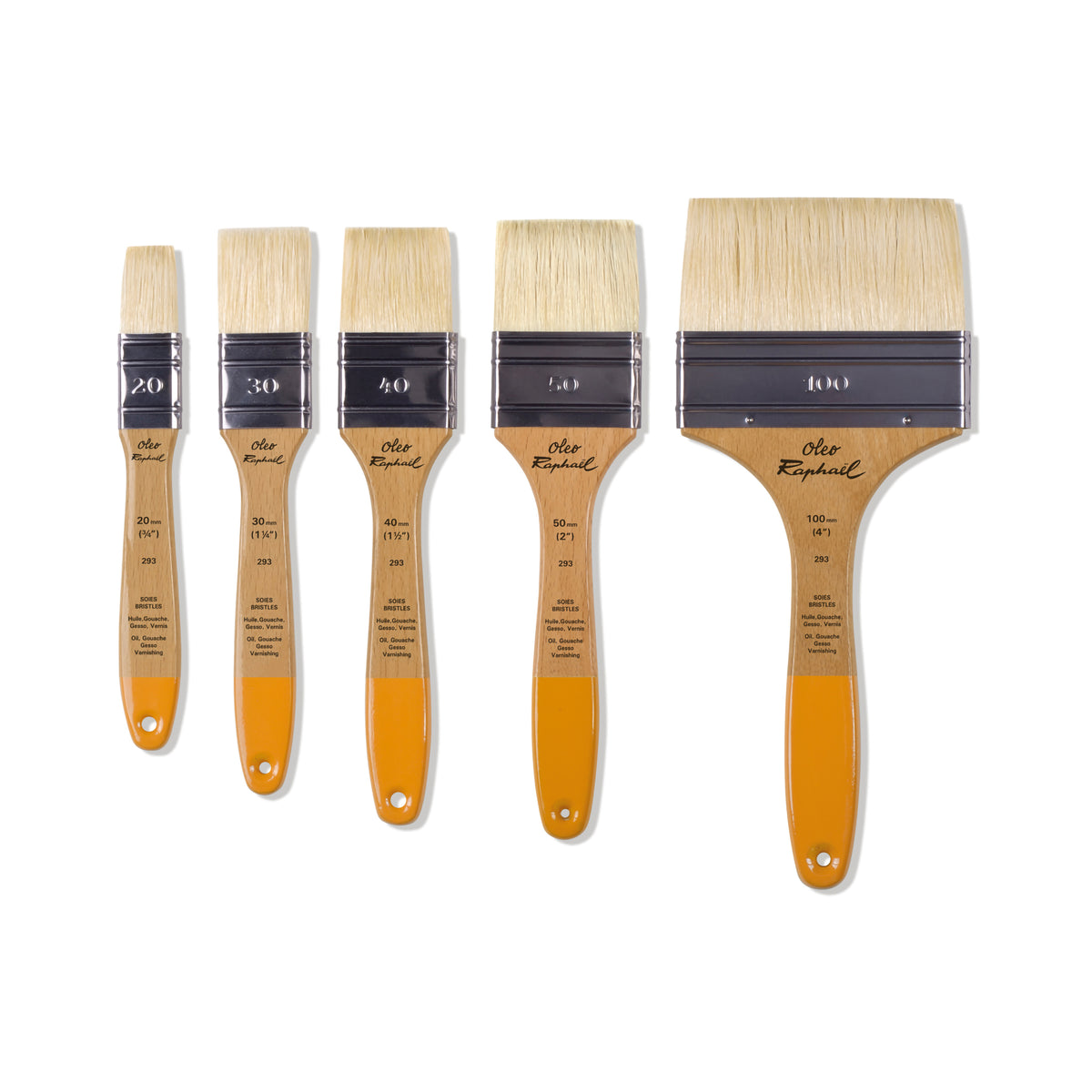 RAPHAEL FLAT OLEO 4&#39;&#39; SIZE 100