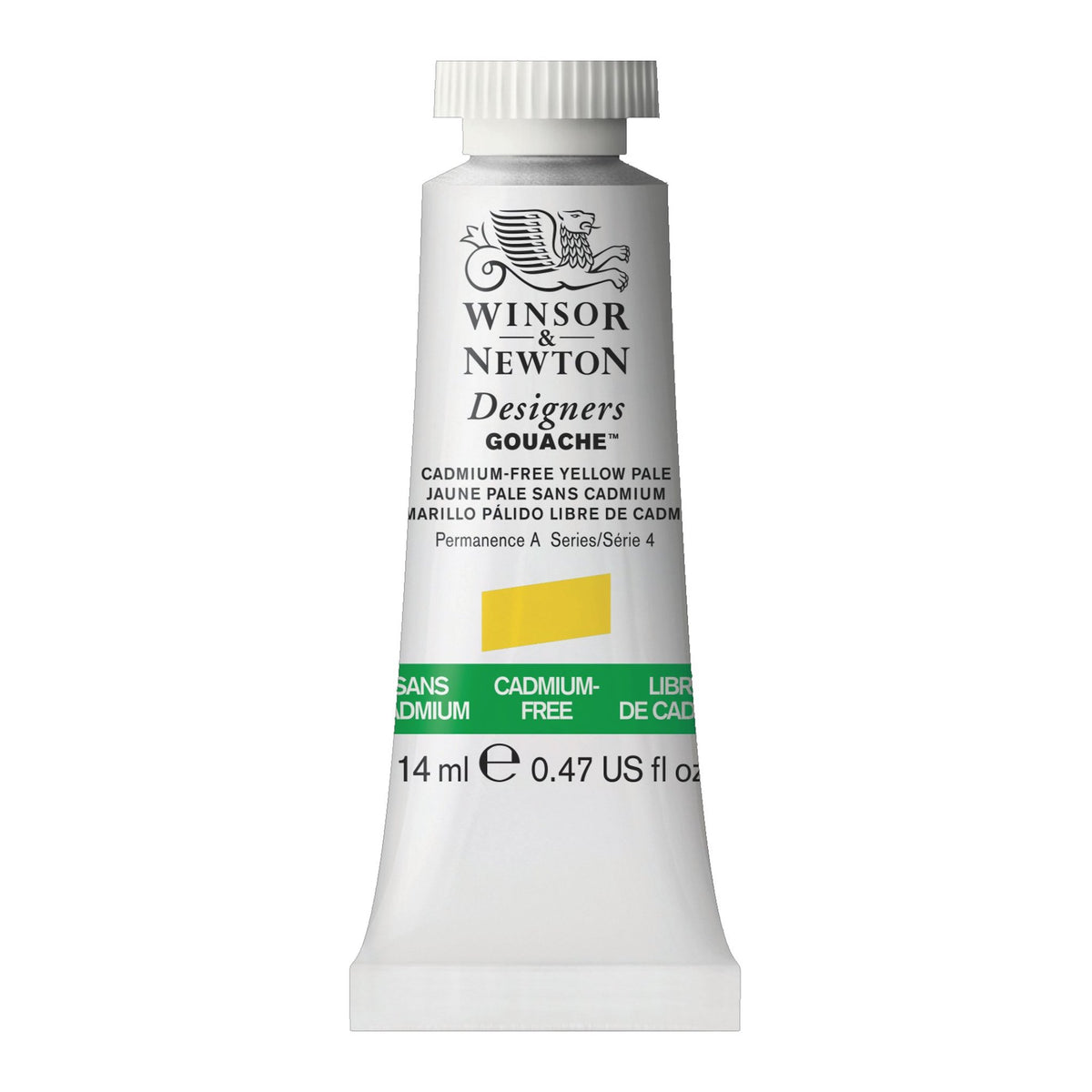 W&amp;N DESIGNERS GOUACHE CADMIUM-FREE YELLOW PALE 14ml